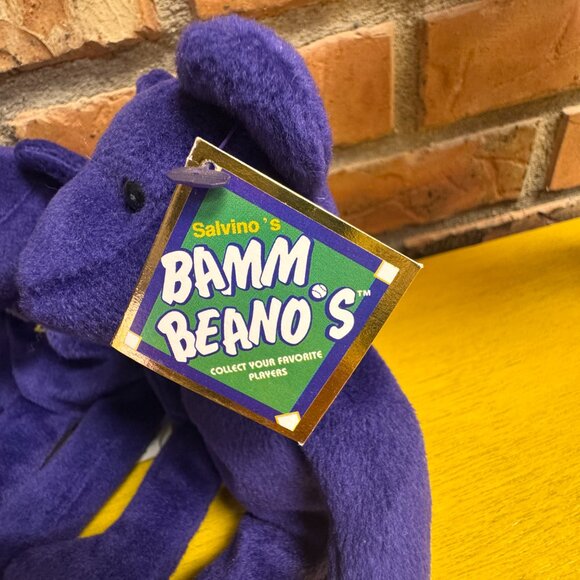 Lot of 3 Mark McGwire Salvino's Bamm Beanos Beanie Babies MLB Vintage 1998 MWT - Picture 3 of 5